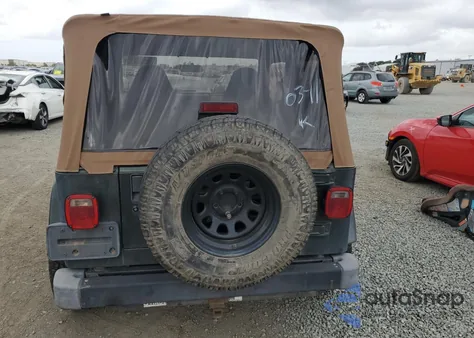 1998 Jeep Wrangler / Tj Sahara z USA, uszkodzony, nr VIN 1J4FY49S6WP700341